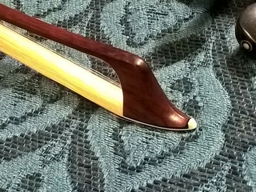 Big Thanks Promo! Brazilwood Cello Bow 3/4 #320 Oct Ebony lined Paris Eye Frog - Picture 7 of 12
