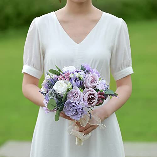 Artificial Flowers Combo, Fake Flowers for DIY Tables Centerpieces Baby shower - Bild 7 von 7
