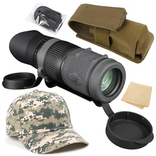 Vortex Optics RECCE PRO HD 8x32 Ranging Ret Monocular with Free Camo Digital Hat