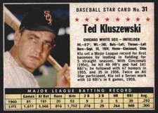 1961 Post Cereal #31 Ted Kluszewski - NM-MT