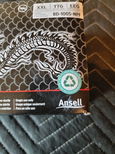 Microflex Black Dragon Zero PF Nitrile Exam Gloves XLarge, BD1005-NPF-XL. - Picture 5 of 6