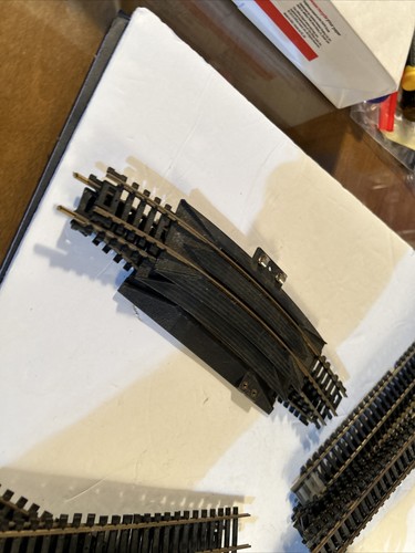 Spur HO Gleis Konvolut (53, gebogen, gerade, Weichen, etc.) - Bild 2 von 8