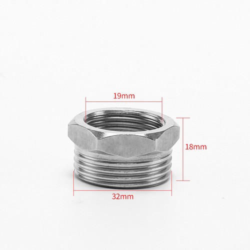 Stainless Steel Male to Female Thread BSP Reducing Bushes Adapter Water Oil Air - Picture 11 of 19