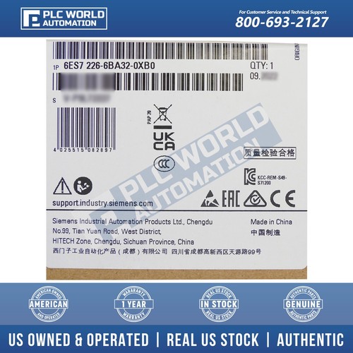 Siemens 6ES7226-6BA32-0XB0 S7-1200 SM1226 Digital Input Module 24V DC New Sealed - Picture 4 of 7