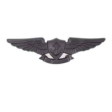 Enlisted Aviation Warfare Specialist (EAWS) Black Metal Finish ~ Regulation Size