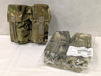 British Army MTP IRR Double Ammo Munition Magazintasche Paar Universal - NEU