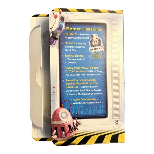 Disney Pixar WALL-E DVD Movie Widescreen Edition Bonus Features - Picture 5 of 6