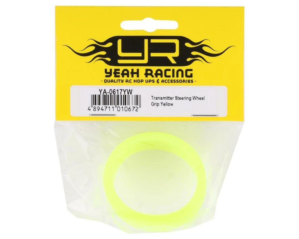 Yeah Racing Transmitter Steering Wheel Grip (Yellow) (41-42mm) [YEA-YA-0617YW] - Image 2 of 2