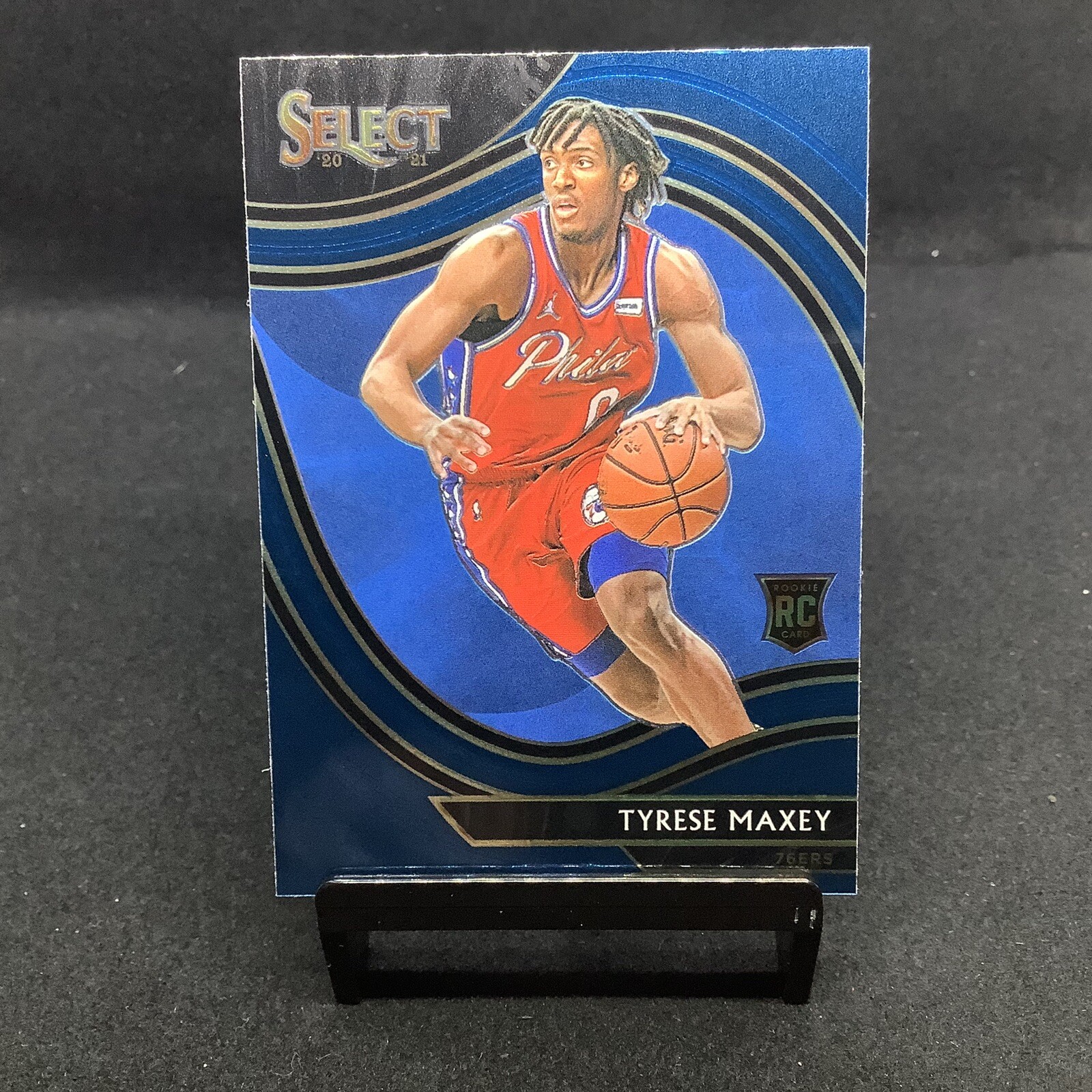 Tyrese Maxey RC Courtside 2020-21 Panini Select Basketball Card # 280