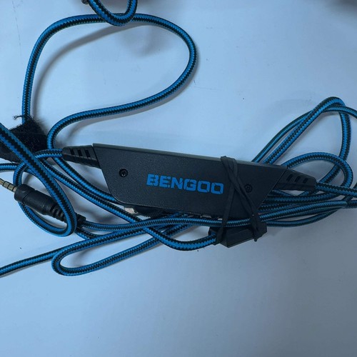 Bengoo G9000 Gaming Headset Wired Over-Ear Headphones Black/Blue G9000 - Picture 3 of 5