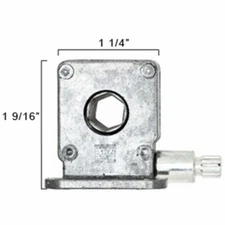 Strybuc WCM 802 Jalousie Window Center Mount Operator (3/8in Hex) USA Made