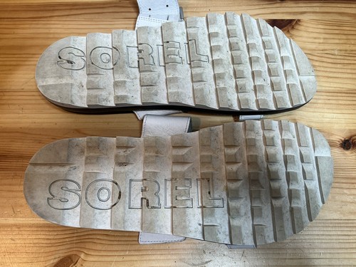 Sorel Black and White Roaming Buckle Women’s Slide Sandals Sz 9.5 - Picture 6 of 7