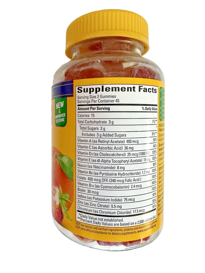 Multi Gomitas, Naranja y Fresa 90 Gomitas -BB 03/2026 o posterior-SELLADAS Foto 2 de 3