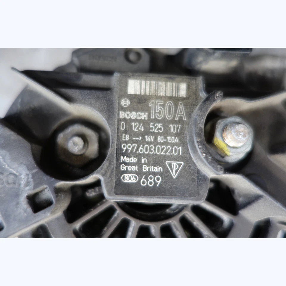 Porsche 997.1 911 987.1 Cayman Boxster 2007-2009 generador alternador 150A OEM Foto 4 de 4