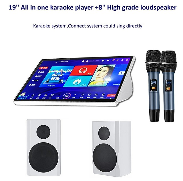 Karaoke system Whole set 19''Touch screen karaoke player 2TB HDD 8''Speaker MIC Karaoke system Whole set 19''Touch screen karaoke player 2TB HDD 8''Speaker MIC