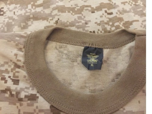 desert digital t shirt , us made, boys xl, mens small,new old stock. - Picture 2 of 2