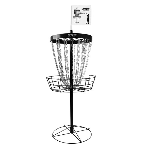 Cesta de golf portátil de 24 cadenas con disco. Objetivo de golf disco para discos de práctica - Imagen 5 de 35