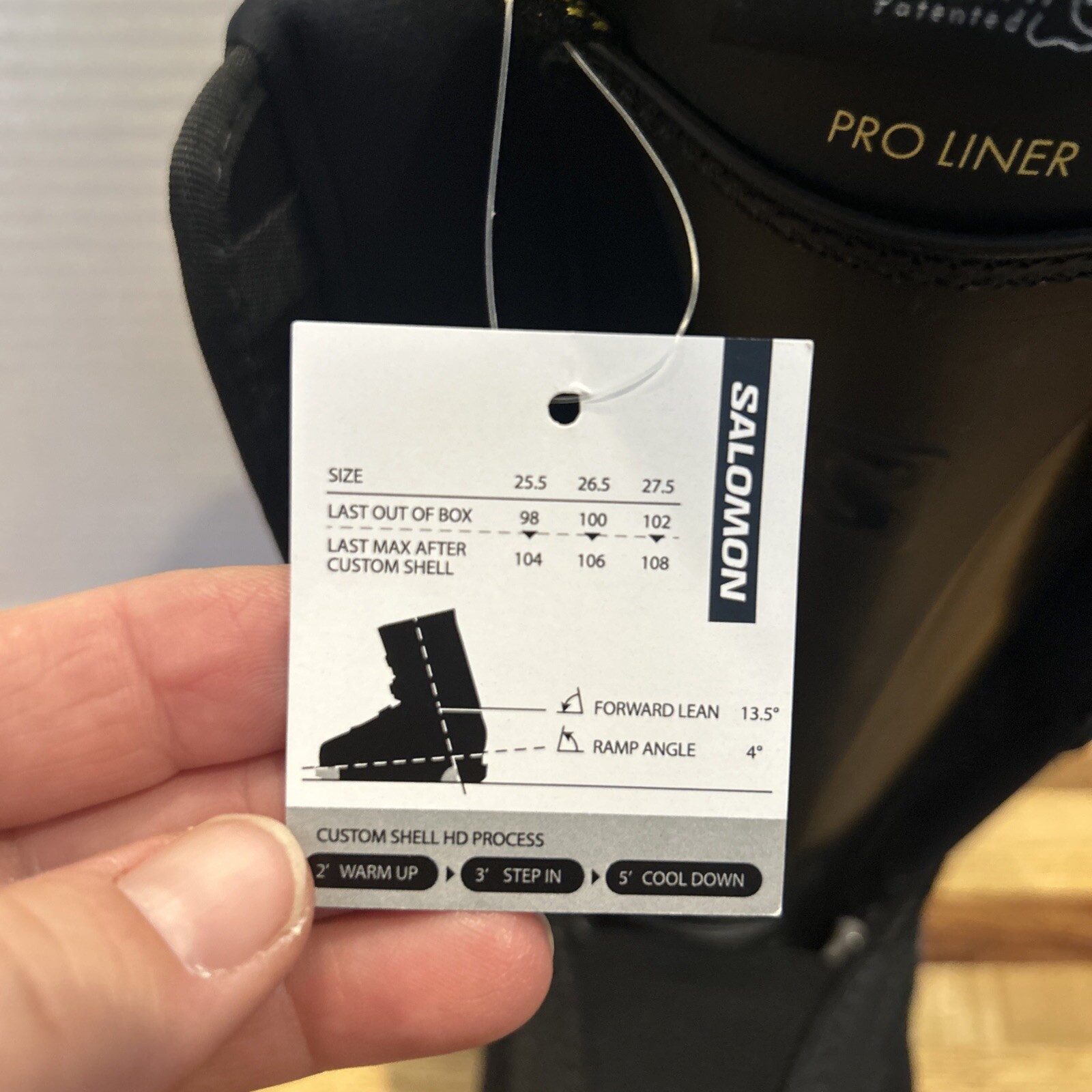 Salomon My Custom Fit 4D Pro Liner NUOVO fodera senza cuciture taglia 9 donna