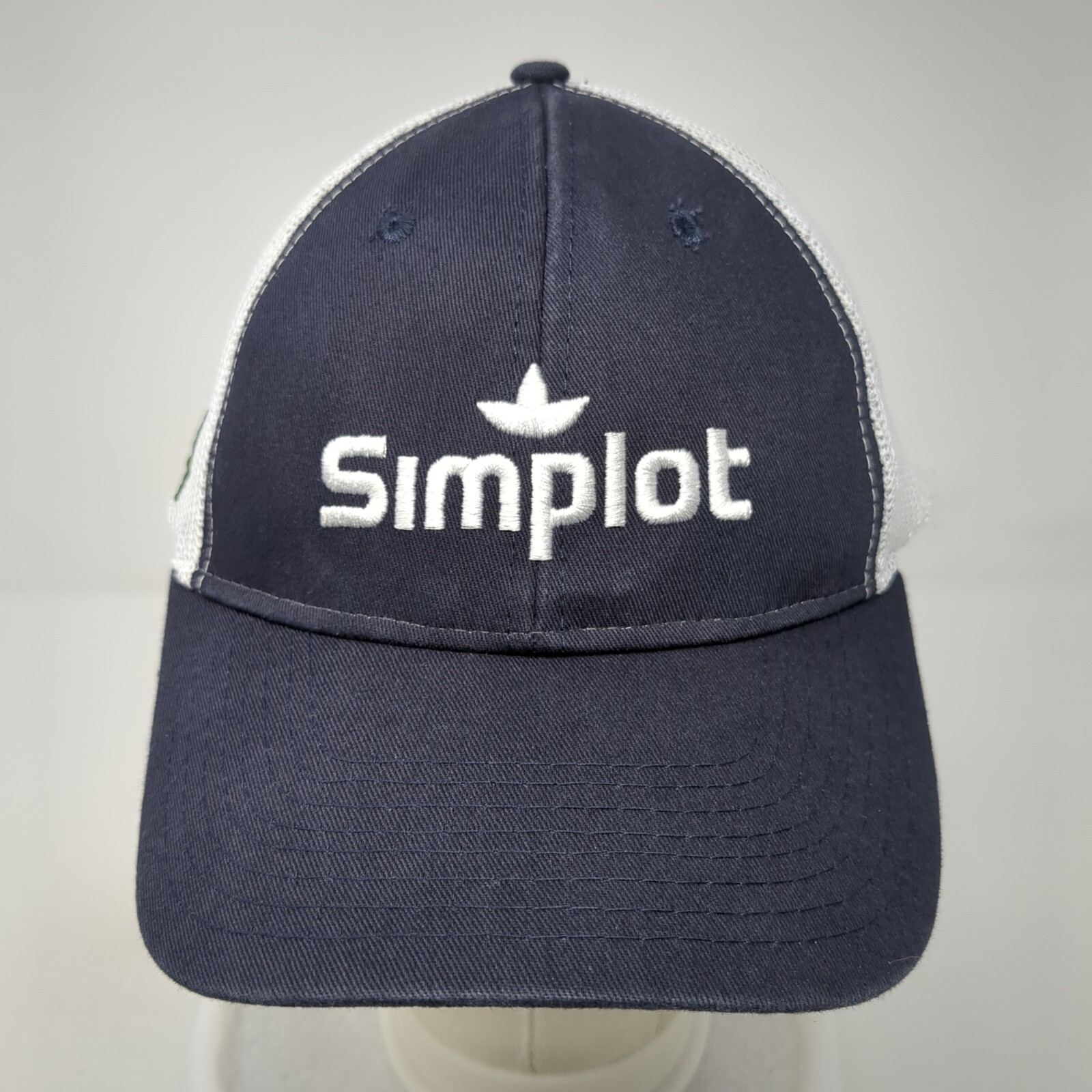 Simplot Snapback Trucker Hat Blue One Size Adjust… - image 2