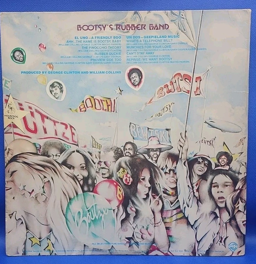 Bootsy's Rubber Band 1977年ツアーTシャツ Bootsy´s Rubber Band 1977年ツアーTシャツ