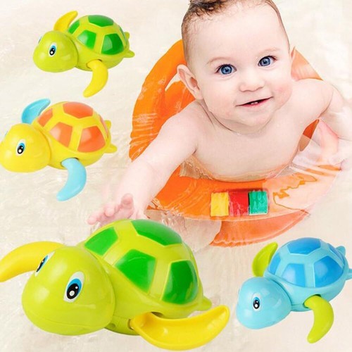 3pcs Bath Swimming Turtle Toy for Baby Toddler, Wind Up Chain Bathing Water... - Picture 3 of 7