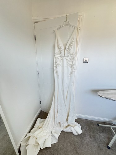 House of Savin Ivory Wedding Dress 12 RRP 3500 - Picture 8 of 14