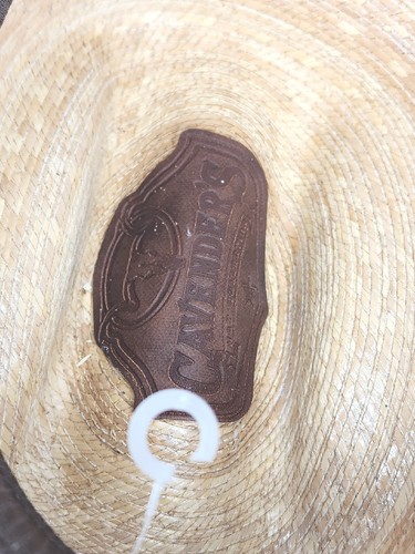 Sombrero de Vaquero Cavender's Ranch Talla 7 Colección Hoja de Palma 15X Excelente Estado - Imagen 5 de 9