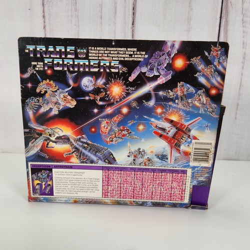Astrotrain w/Box 100% Complete 1985 Vintage Hasbro G1 Transformers figure - Picture 9 of 16