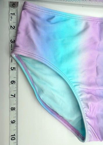 Cat and Jack Swim Bottom Girls L 10-12 Blue Purple Ombre Bikini Hipster UPF 50 - Picture 5 of 11