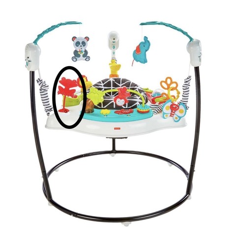 Fisher Price ANIMAL WONDERS Jumperoo Replacement Part Red Frog NEW - Picture 4 of 4