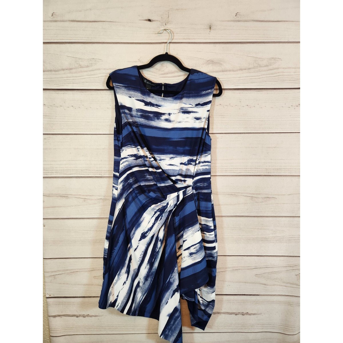 blue tie dye midi dress Blue Marble/Tye Dye Dress – VÉV COLLECTIONS main image 1