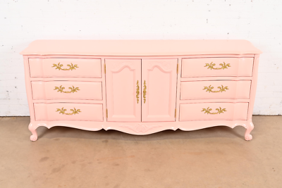 white dresser with pink drawers Refinished Pink and White Dresser