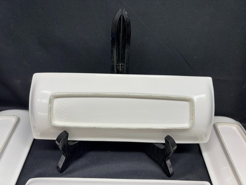 Set of 6 ~ Knobler "CORN ON THE COB" Ceramic Plates w/10 Corn Holders - Picture 11 of 14
