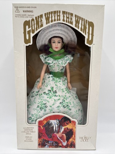 Lotto bambola Via col Vento Edizione Limitata Da Collezione Scarlett OHara 1989 - Foto 2 di 15