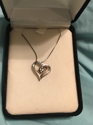 Shades Of Wonder Necklace 1/8ct Diamond And Sterling Silver