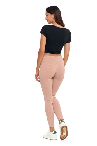 Damen Leggings blickdichte Leggins Hochbund gerippt Stretch Moraj RDL 1500-013 - Bild 37 von 52