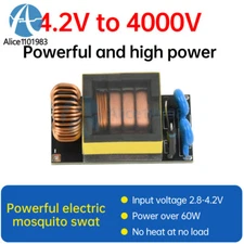 DC 3.7V to 4kV High Voltage DIY Electric Mosquito Swatter Circuit Board Module