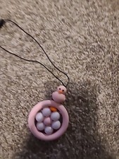 Duck Car Hanger Ordament Made With Silicone Beads