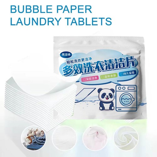 30Pcs Laundry Detergent Sheets Washing Sheet Earth Eco-friendly Space Saving*. - Picture 3 of 12