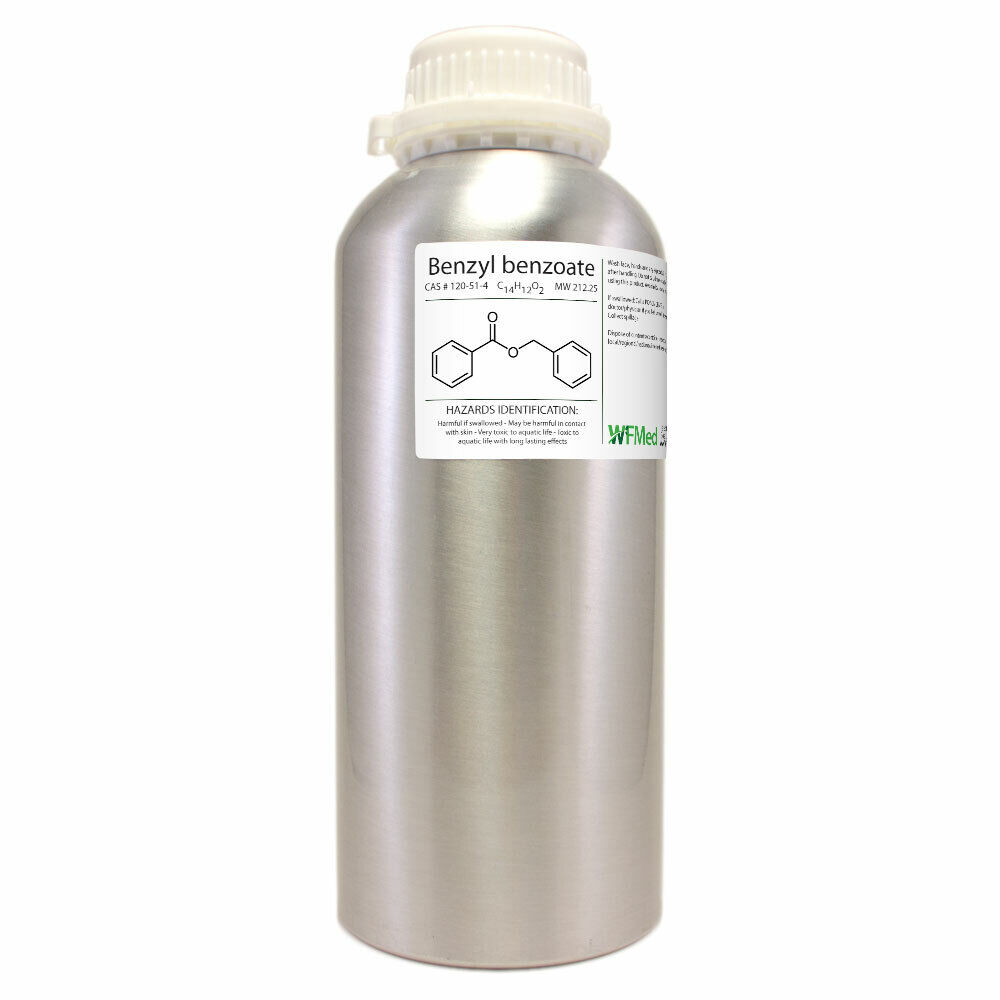 Benzyl benzoate - 32 fl oz - Aluminum Bottle w/ Locking Cap - GreenHealth