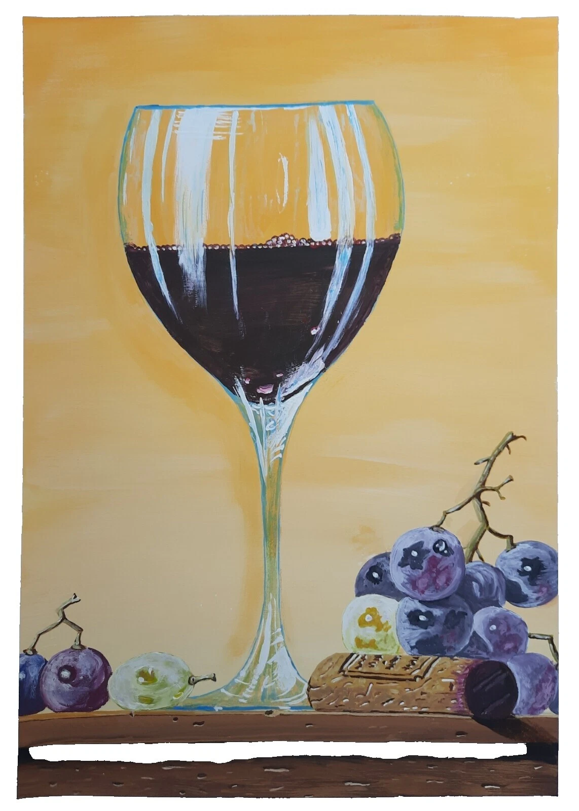 Vino de Papel Arte Pinturas