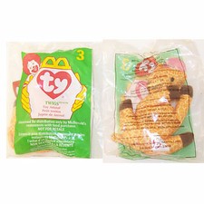 TY McDonald's Teenie Beanie - 3 TWIGS the Giraffe 1998  4.5 inch - New MIP