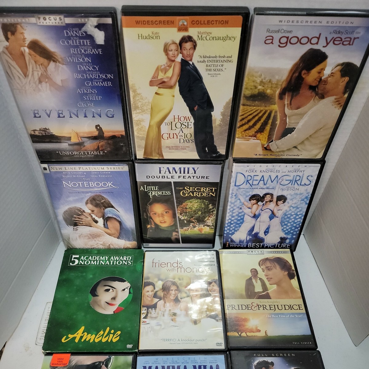 Lot of 12 DVD Classic Love Romance Comedy Feel Good Movies