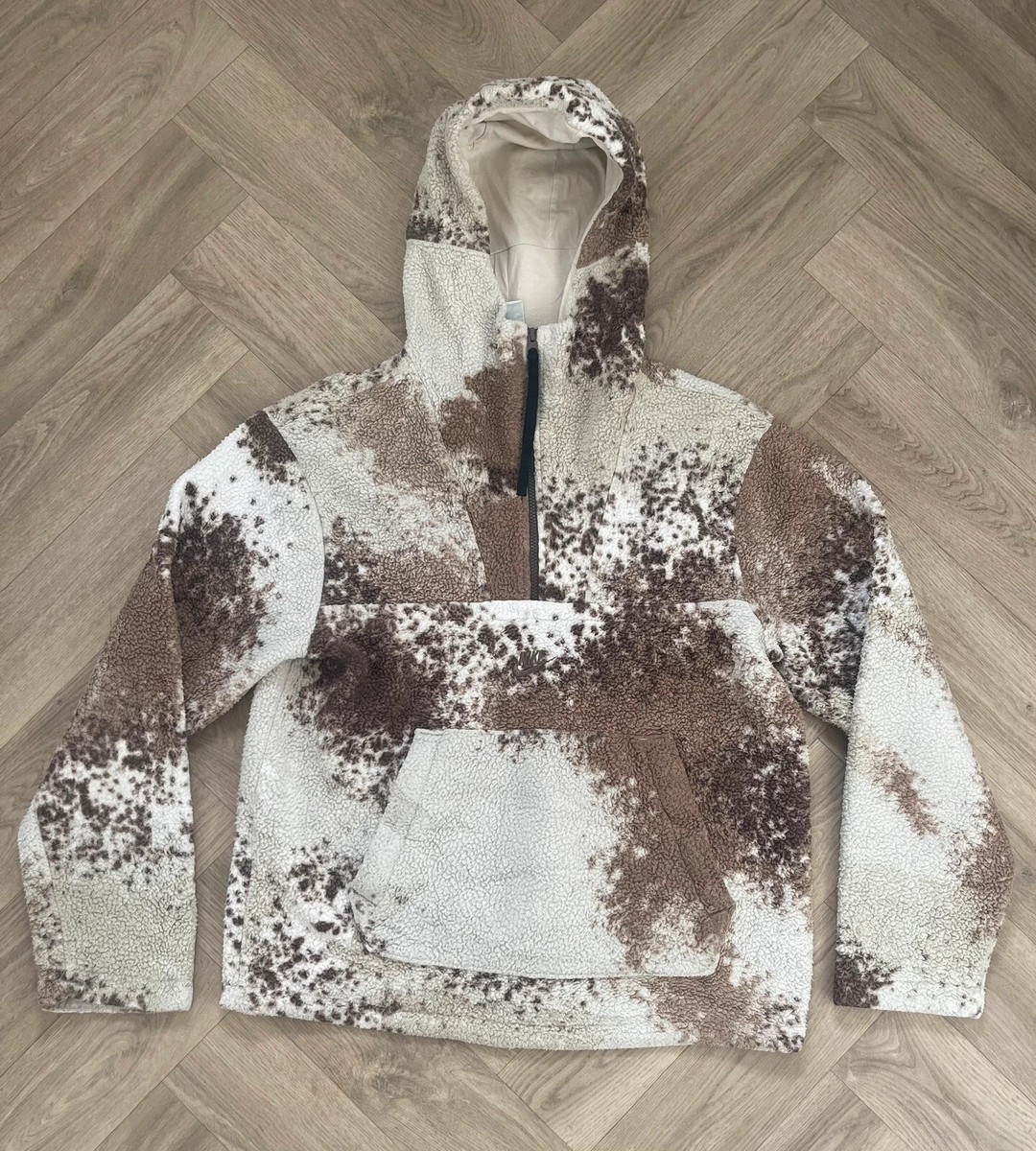 nike sherpa half zip hoodie