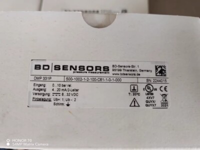 1pcs New BD DMP331P 500-1002-1-2-100-C61-1-0-1-000  Pressure Sensor