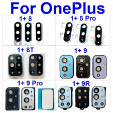 For OnePlus 8 9 Pro 8T 9R Rear Camera Glass Lens with Sticker Repair Replacement