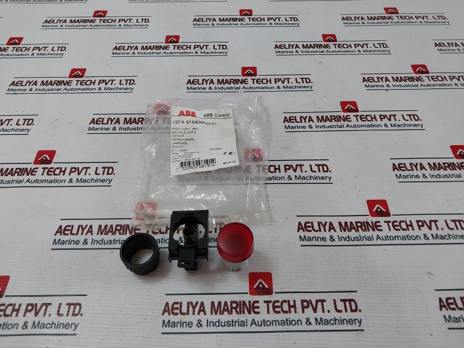ABB SK 616 003-C Pilot Light Red 130V 2W