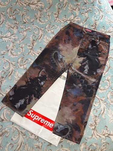 CAMISETA DE FUTBOL DE CAMIONERO SUPREME FRANK FRAZETTA HOLGADA JEAN (34) FW24 CREMALLERA - Imagen 3 de 24