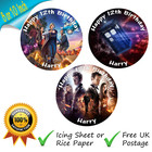 DR WHO CAKE TOPPER PERSONALISED EDIBLE DR WHO BIRTHDAY CAKE TOPPER