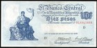 ARGENTINA NOTE L. 12155 1946 10 PESOS Series D - P#253 - B#1887 VF+